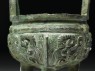 Ritual food vessel, or ding (detail)