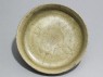 Greenware stem dish with acanthus leaf (top)
