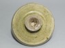 Greenware stem dish with acanthus leaf (bottom)