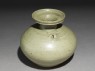 Greenware vase, or hu, with impressed decoration (oblique)