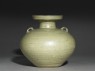 Greenware vase, or hu, with impressed decoration (side)