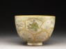 Satsuma tea bowl with animals, plants, and figures (side)