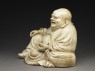 Satsuma figure of Hotei (side)