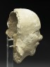 Stucco head of a man (side)