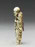 Netsuke in the form of Sennin, a Daoist immortal (side)