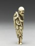 Netsuke in the form of Sennin, a Daoist immortal (side)