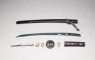 Short samurai sword, or wakizashi (back, sword dismantled)