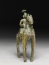 Figure of a deity or warrior-hero on a horse (oblique)