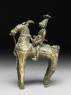Figure of a deity or warrior-hero on a horse (oblique)