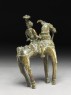 Figure of a deity or warrior-hero on a horse (oblique)