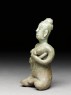 Greenware figure of mother and child (side)