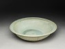 Greenware dish (oblique)