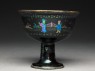 Stem cup with figures in a landscape (side)