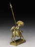 Toy soldier with horse and lance (oblique)
