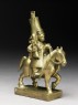 Toy soldier with horse and musket (side)