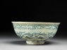 Bowl with foliate decoration (side)