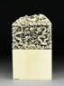 Ivory seal with dragons (side)