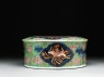 Cylindrical box with phoenixes and flowers (side)