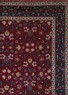 Mughal carpet with floral pattern (detail, corner)