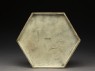 Hexagonal box with cherry blossoms (bottom)