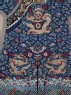 Man's formal robe with clouds and dragons (detail, front)