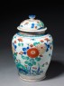 Baluster jar with flowers (oblique)