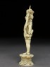 Ivory pawn chess-piece (side)