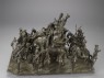 Bronze model depicting the cavalcade of the King of Awadh (oblique)