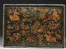 Writing cabinet decorated with hunting scenes (front)