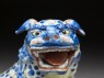 Figure of a shishi, or lion dog (detail)