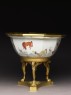 Bowl with horses and English Empire-style mounts (side, before conservation)