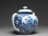 Teapot with scenes derived from Olfert Dapper engravings (side)