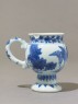 Mustard pot of Delft form (side)