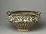 Bowl with lotuses and leaves (oblique)