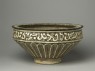 Bowl with lotuses and leaves (oblique)