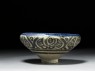 Bowl with lotus blossom (side)