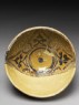 Footed bowl with vegetal decoration (top)