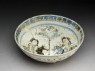 Bowl with a pair of riders (oblique)