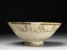 Bowl with human-faced sun (side)