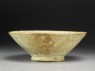 Bowl with fish around a central geometric pattern (side)