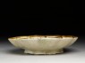 Saucer with lobed rim and bird (side)