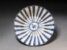 Bowl with blue stripes (top)