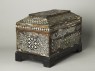 Casket with geometric and foliate decoration (oblique)