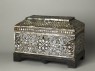 Casket with geometric and foliate decoration (oblique)