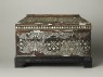 Casket with geometric and foliate decoration (back)
