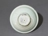 White ware bowl with thick rolled rim (bottom)