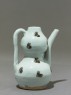 White ware ewer in double-gourd form (side)