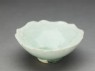 White ware cup with foliated rim (oblique)