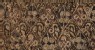 Textile fragment with quatrefoils and interlacing kufic script (detail)