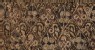 Textile fragment with quatrefoils and interlacing kufic script (detail)